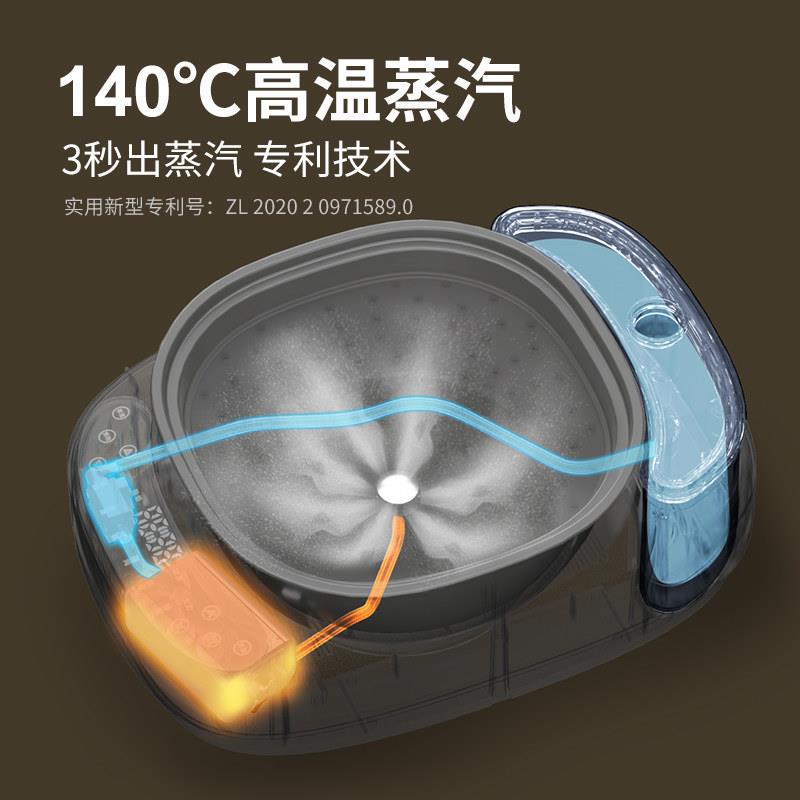 氏洁海鲜蒸锅蒸汽速蒸锅玻璃电蒸锅家TL-ZK-15用汽自动蒸煮火锅全