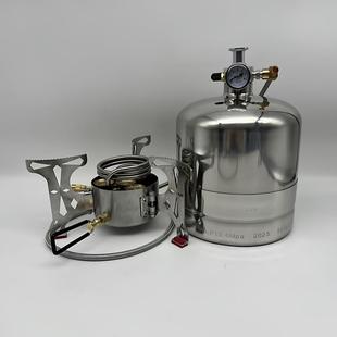 四炉头酒精气化炉乙醇携炉火可折叠便式MVA大容量猛外露营烧水户