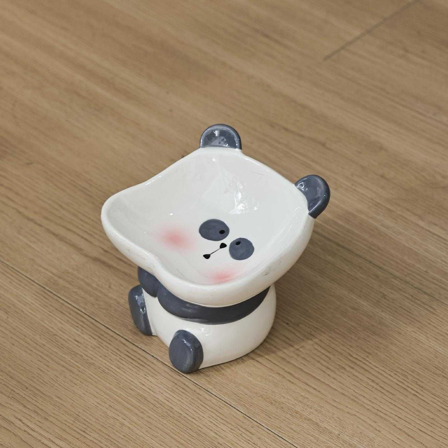 猫碗陶瓷保护颈椎饮水碗宠物用品可爱斜口防打翻狗狗饭碗猫咪食盆