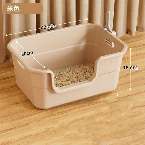 宠物用品猫砂盆超大号防外溅猫厕所除臭巨型开放式猫砂盆子特大号