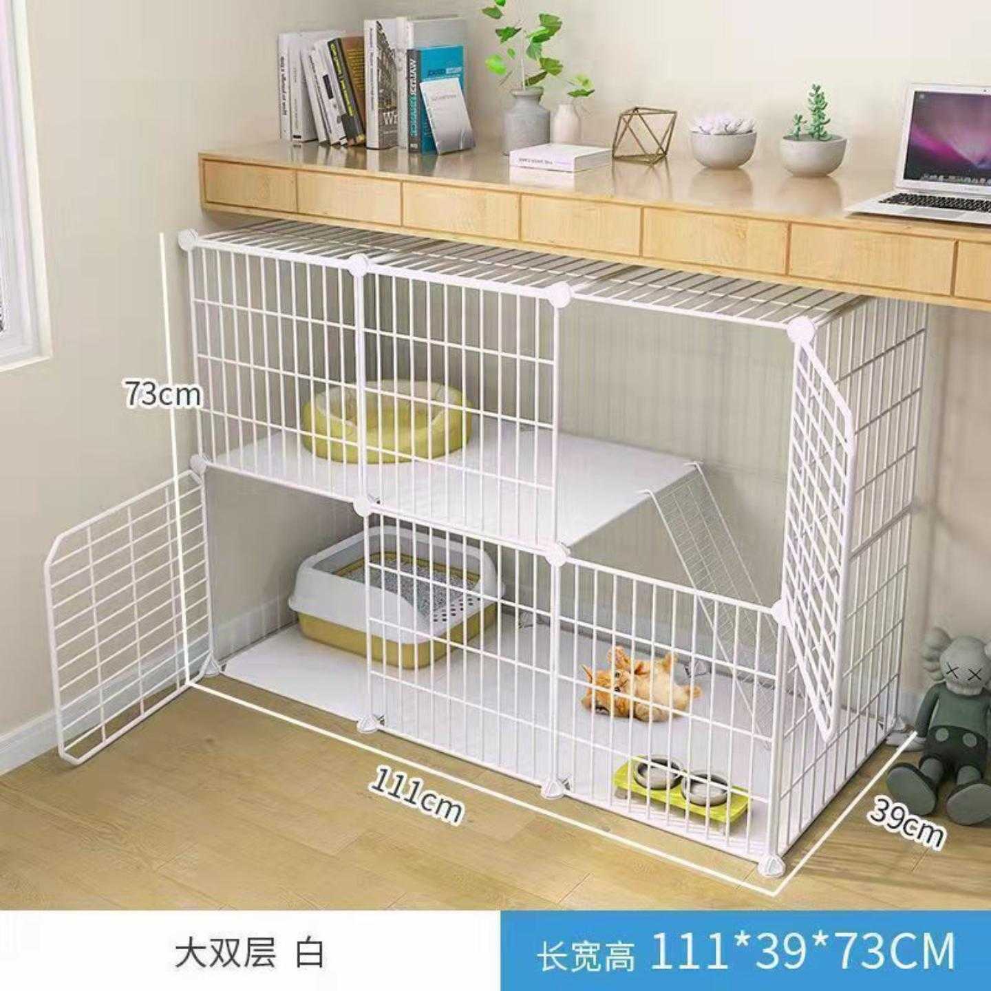 猫笼子带厕所别墅超大自由空间室内空笼猫舍家用三层小型猫咪猫窝