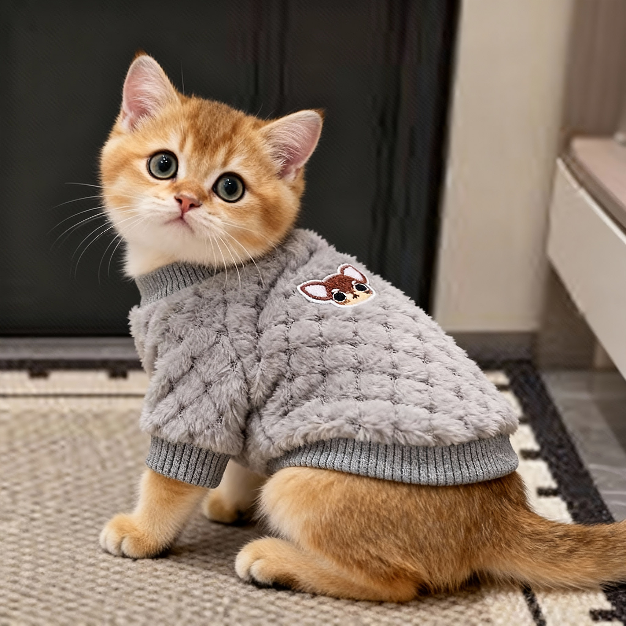 猫咪衣服秋冬卡通背心保暖防掉毛金渐层布偶无毛猫小型犬宠物衣服,宠物/宠物食品及用品,猫宠物服装/雨衣（新）,淘宝优惠券,粉丝福利购,淘宝优惠卷