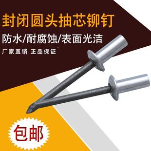 大帽圆头GB12615沉头GB12616 铝制封闭型抽芯铆钉防水拉铆钉密封式