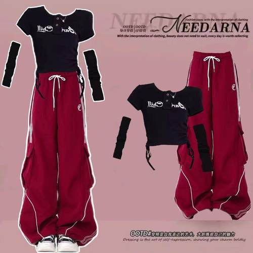 红色圣诞穿搭战袍时尚套装