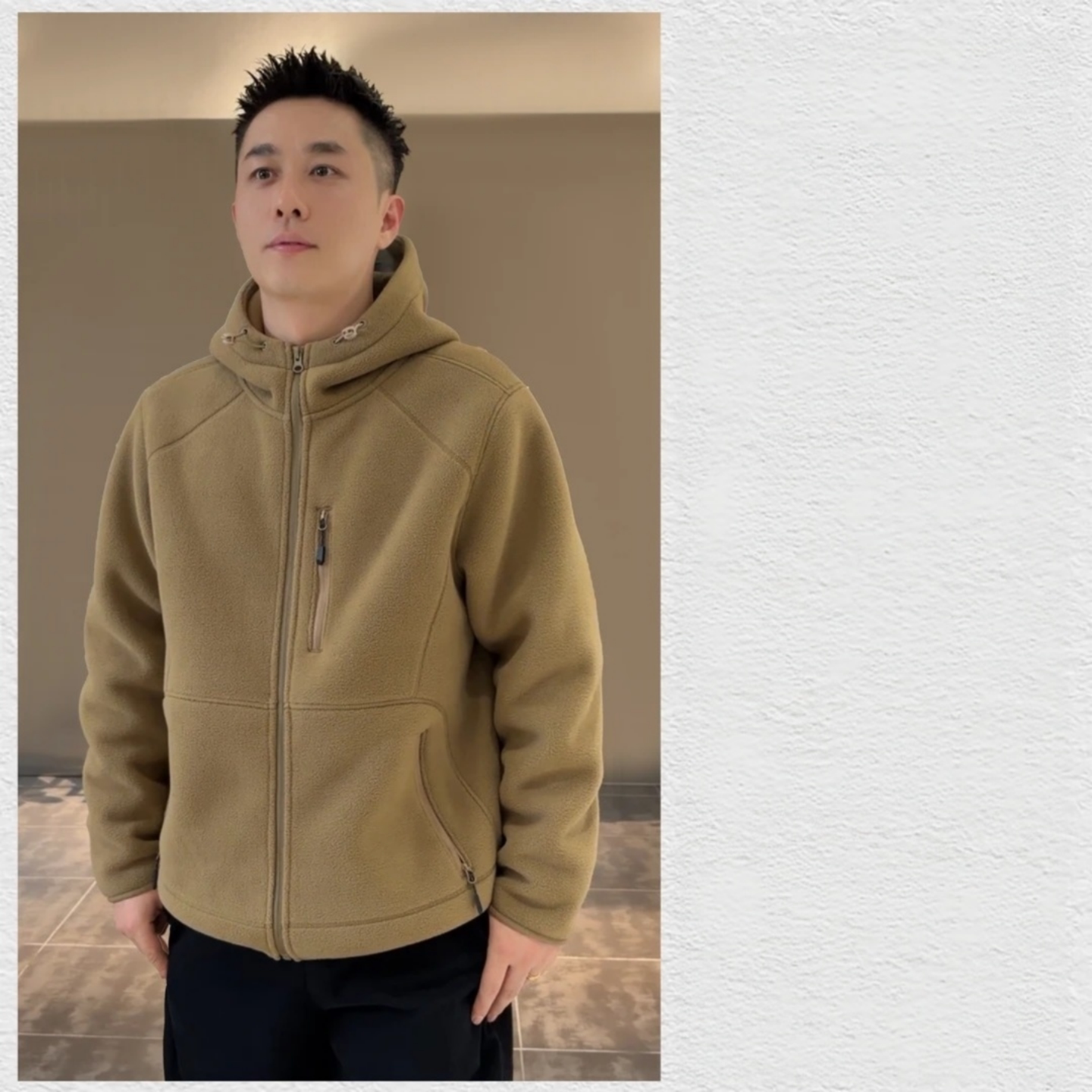 洋气减龄休闲潮流连帽外套