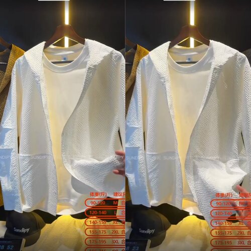 男士潮流百搭高级感设计师款休闲连帽衬衫男新款帅气纯色韩版小众