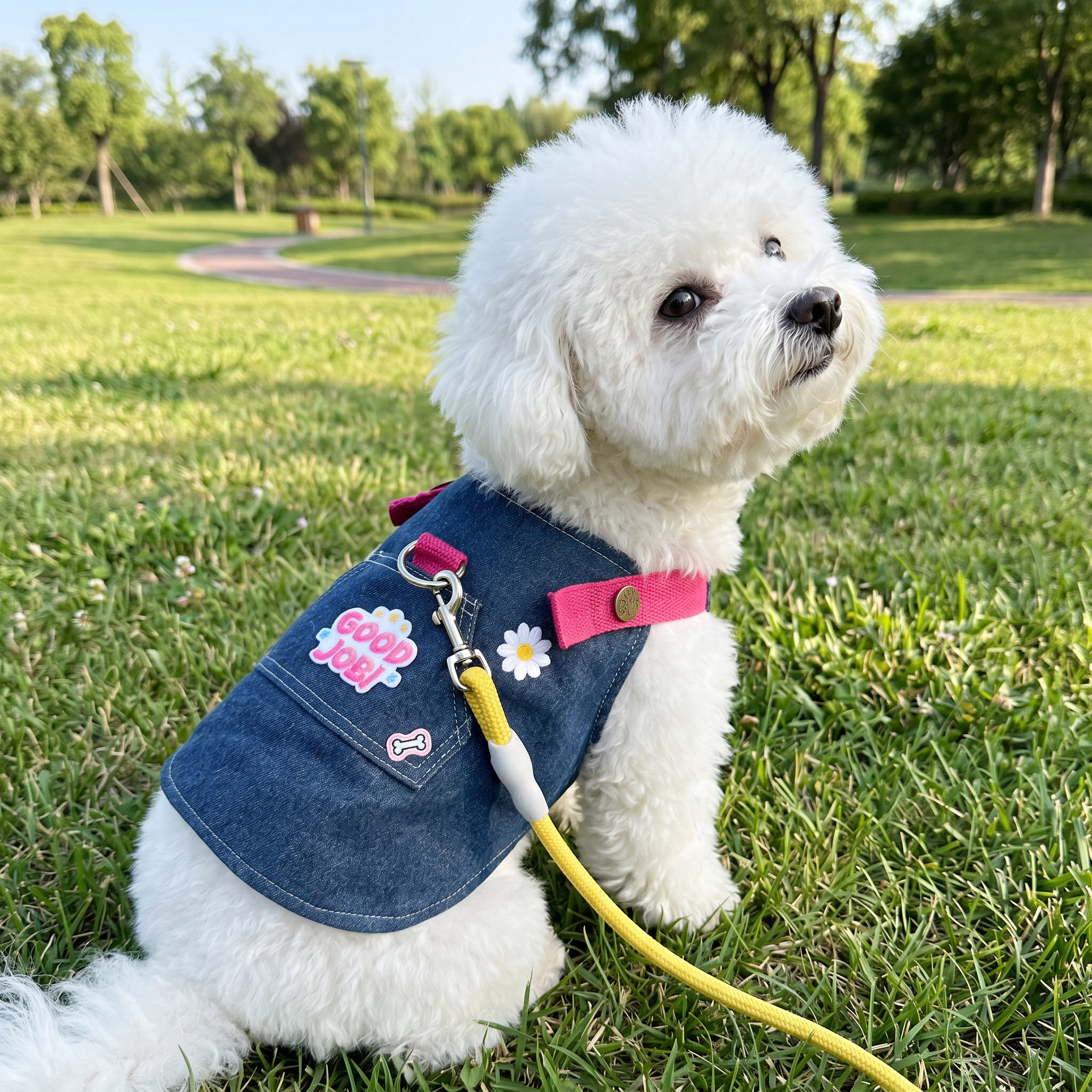 狗狗胸背牵引绳带小遛狗神器中小型犬泰迪柯基犬外出宠物背心式