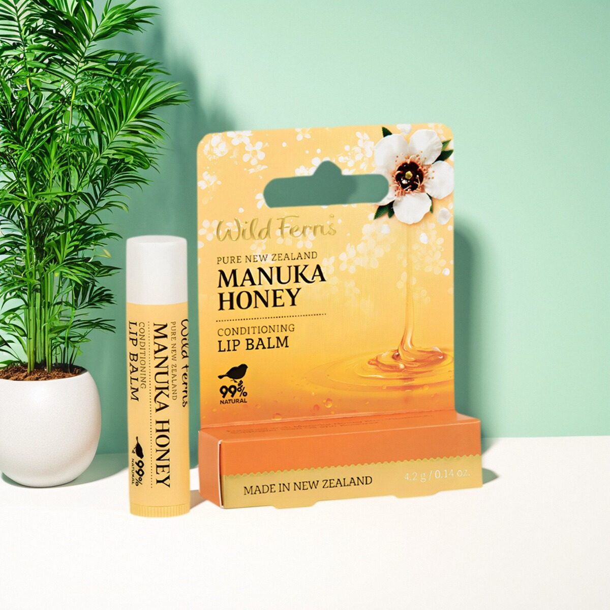 新西兰进口parrs/帕氏麦卢卡蜂蜜润唇膏保湿滋润持久防干裂便携装