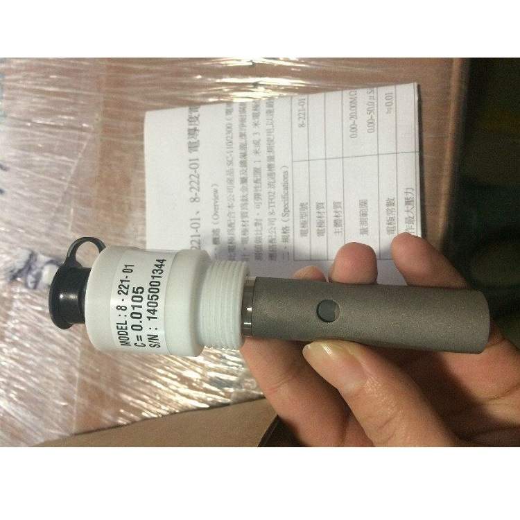 【ph电极】8-222 超纯水低电导高电阻电极二极式 钛-CPVC