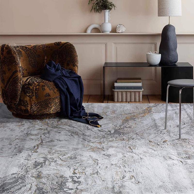 土耳其地毯客厅美式抽象高端别墅北欧意式极简轻奢高级沙发茶几毯