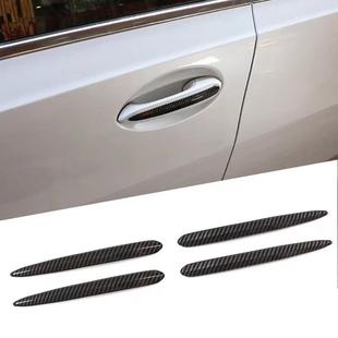 适用于宝马新3系外拉手贴片6系gtX3X4X5X7门把手碳纤纹保护贴装 饰