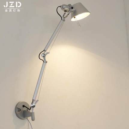 工业风意大利设计师壁灯复古LOFT可折叠长臂创意个性可调节墙壁灯