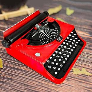 欧式复古老式打字机模型摆件手工铁艺装饰摄影道具创意家居饰品类