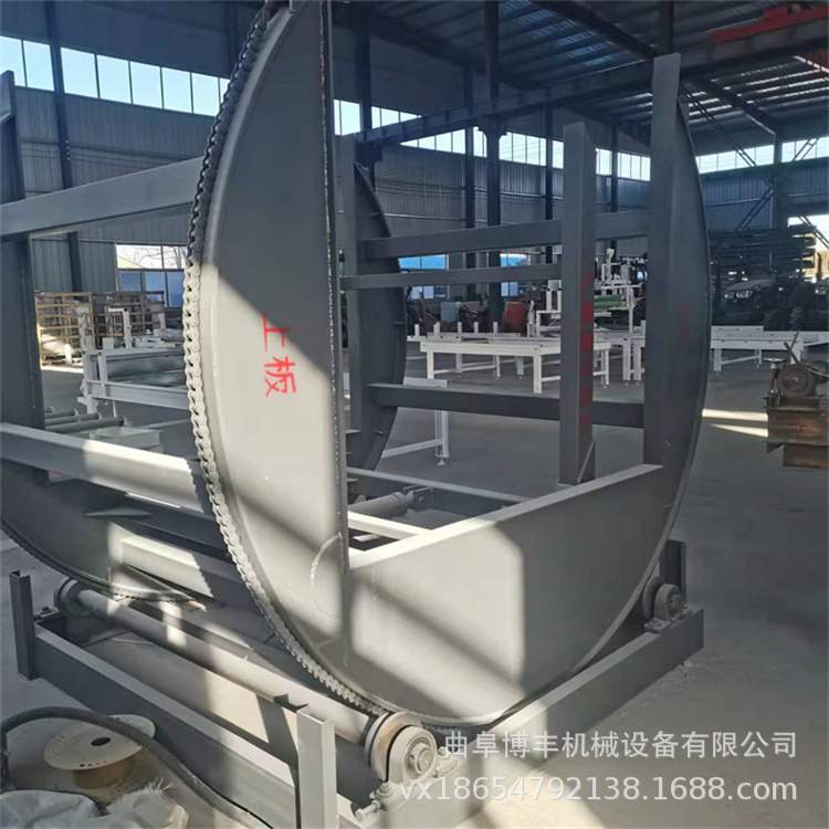 全自动90度钢带模具翻转机 硅酸钙板贴面用180度翻面机 5吨翻转台