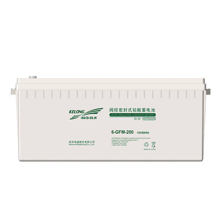 科华蓄电池12V200AH铅酸免维护6-GFM-200通讯基站机房UPS电源备用