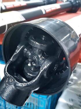 四系三角管农机传动轴，六键花键叉带金属圈，旋耕机PTO传动轴