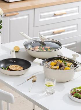 佰造悦莹精铁不粘锅三件套BZ-FTZ510B