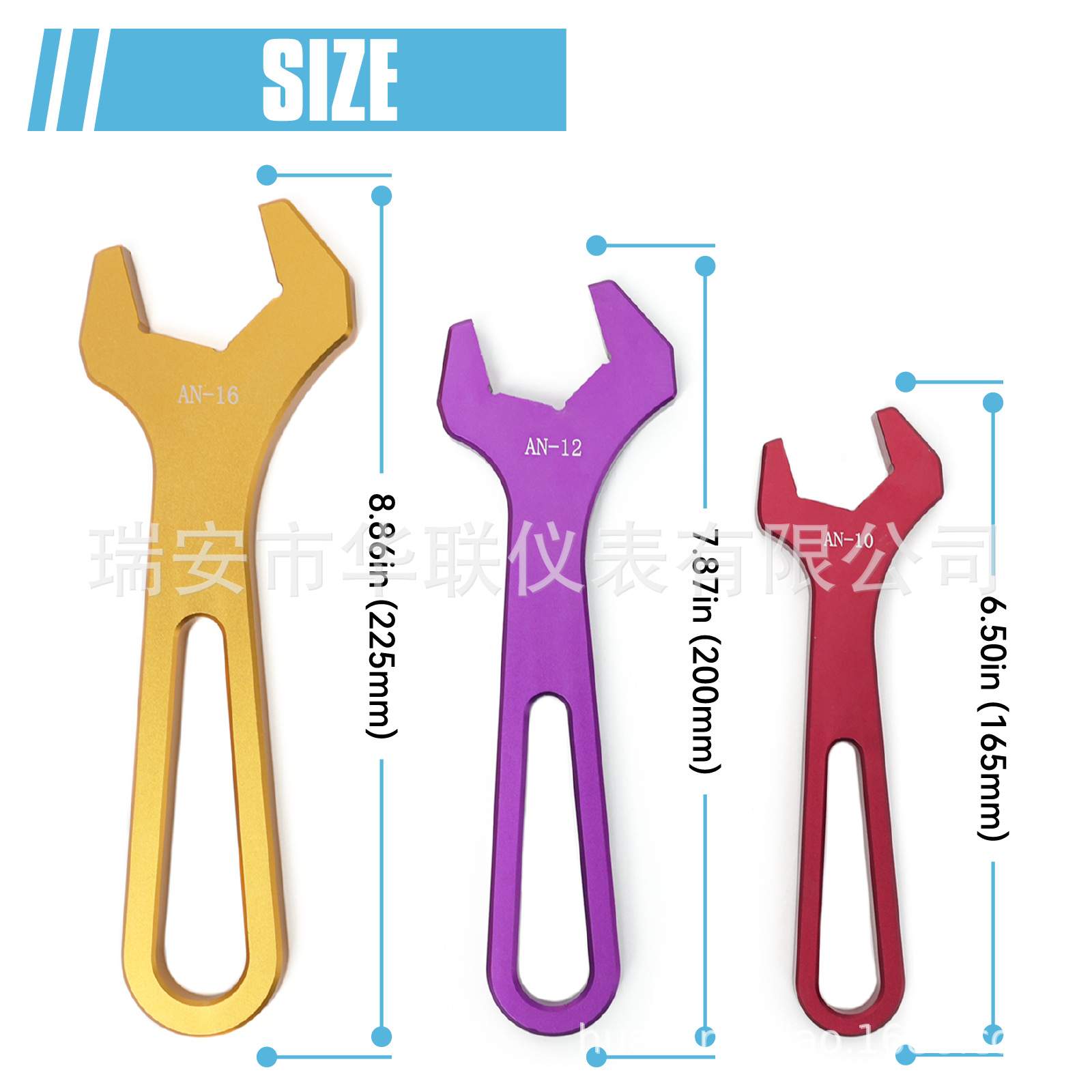 热销汽车油管工具AN4AN6AN8AN10AN12AN16油管扳手外六角直柄