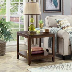 W6实木小茶几客厅沙发边几角几简约边柜角柜美式小方桌正方形床头