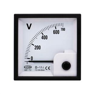 供应指针式直流毫安电压表BE-72DC4-20mA700V电压测量表头