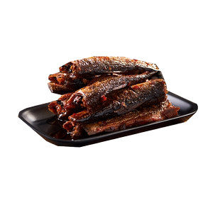 馋三疯香辣手撕鱼柴火鱼湖南特产鱼干鱼货小鱼仔即食下饭下酒小吃