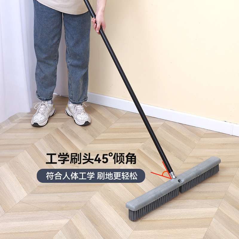 白云清洁长柄硬毛地刷浴室厨房洗地刷清洁刷卫生间厕所瓷砖地板刷