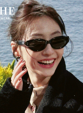 复古猫眼GM墨镜女高级感2024新款防晒紫外线开车太阳眼镜潮rococo