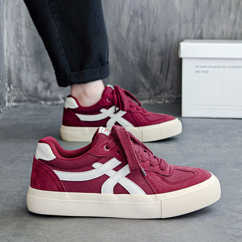 2025秋季新款美式复古德训鞋小白鞋休闲百搭男鞋学生运动滑板鞋男,流行男鞋,布鞋,淘宝优惠券,粉丝福利购,淘宝优惠卷