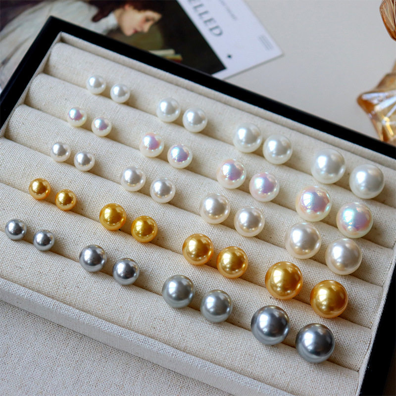 法式时尚施家珍珠纯银耳钉高级感小众轻奢精致气质复古百搭耳饰女,饰品/流行首饰/时尚饰品新,耳钉,淘宝优惠券,粉丝福利购,淘宝优惠卷