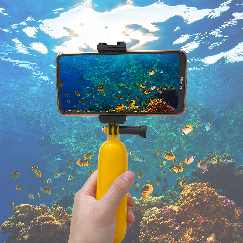 gopro浮力棒 运动相机单反相机手机稳定器漂浮配件防丢潜水棒