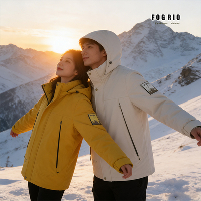 FOGRIO秋冬新款户外气绒棉服