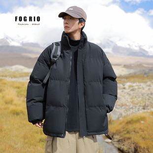 棉服男女高级感羽绒棉衣立领美式 新款 面包服 RIO秋冬季 FOG