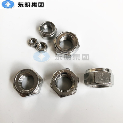 。304/316不锈钢金属锁紧螺母GB6184防松螺帽M4M5M6M8M10M12M16-M