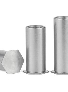 JG304不锈钢盲孔压铆螺柱BSOS六角压铆螺母柱M2/2.5/3/3.5/4/5/6