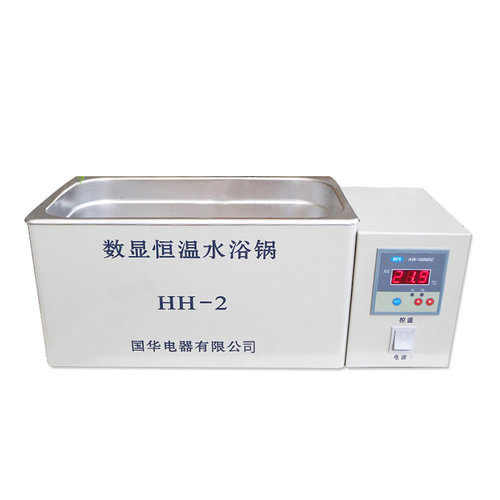 。常州国华HH-1/2/4孔数显电热恒温水浴锅(单列/双列)实验室水浴