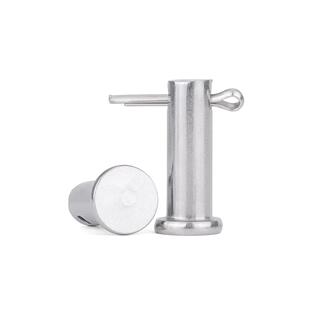 304不锈钢带孔销轴开口销套装平头圆柱销子定位插销钉M3M4M5-M20