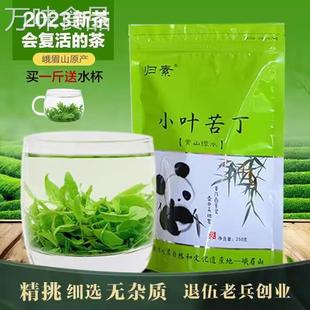 峨眉山小叶苦丁青山绿水茶叶绿茶2023新茶野生非特级无油发酵包邮
