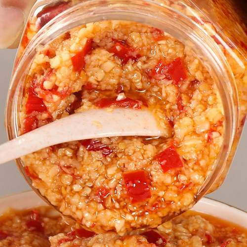 蒜蓉酱蒜泥酱烧烤生蚝大蒜香辣小龙虾粉丝扇贝花甲酱料商用