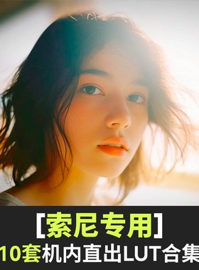 索尼lut机内直出预设A6700/FX3/30/A7C2/ZVE1电影感胶片调色slog3