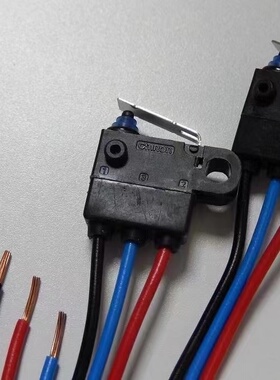 全新原装OMRON 欧姆龙 D2HW-C291M 密封防水 微动开关 带线短直柄