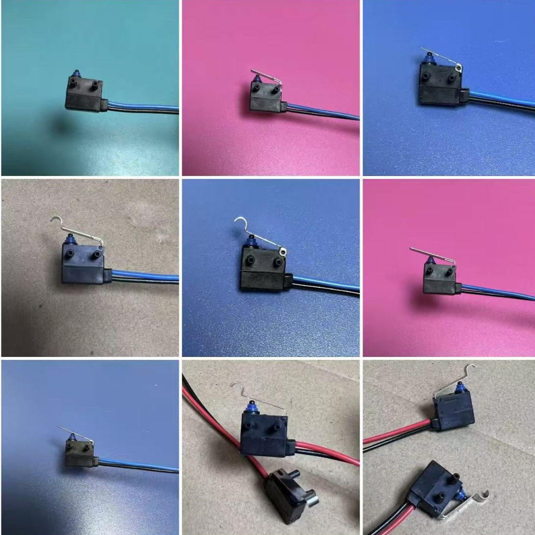 供原装D2HW-BL203/213/223/253/273MR小型防水微动开关带线常开型
