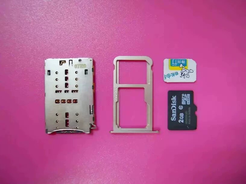供应Foxconn 富士康 二合一 TF+ nano SIM 带卡托型 卡座 卡槽
