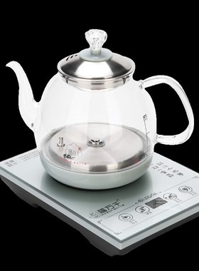 福万千全自动底部上水电热水壶玻璃烧水壶配件电茶炉单壶茶台一体