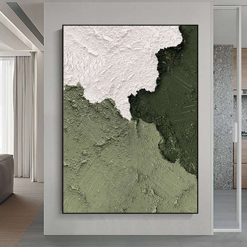 厚肌理纯手绘抽象砂岩油画入户玄关装饰画简约别墅酒店背景墙挂画图片