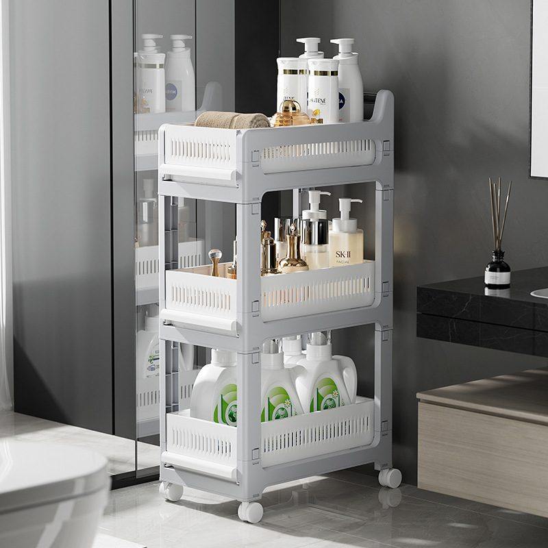 小推车置物架落地多层客厅浴室夹缝柜移动可收纳厨房卫生间储物箱,住宅家具,移动边几/推车,淘宝优惠券,粉丝福利购,淘宝优惠卷