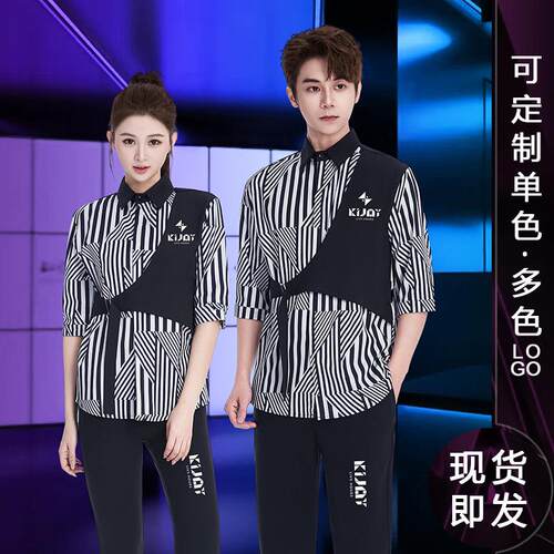 夜场酒吧少爷公主工作服ktv餐饮酒店休闲会所服务员工作服印logo
