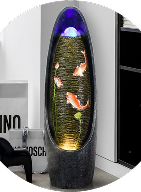 新中式流水摆件玄关客厅电视柜旁喷泉招财循环水景观装饰乔迁礼品