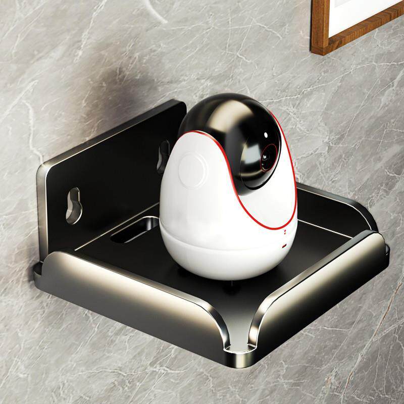 摄像头置物架免打孔壁挂支架挂墙上放监控机顶盒路由器投影仪托架