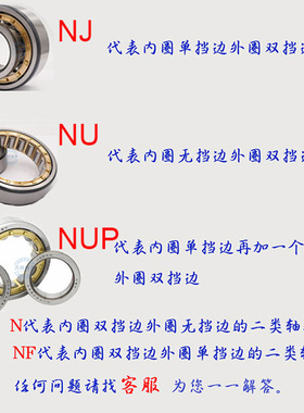 进口 NU2216 2217 2218 2219 2220 2222EW EM C3 圆柱滚子轴承