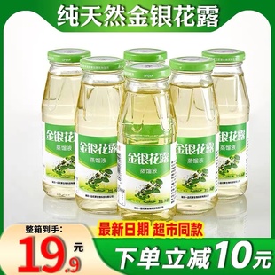 大别山金银花露成人饮料夏季解暑止渴银花露整箱蒸馏液340ML